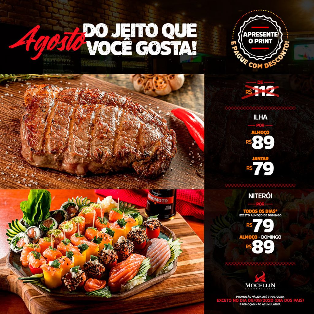 Qual o valor da churrascaria Mocellin?